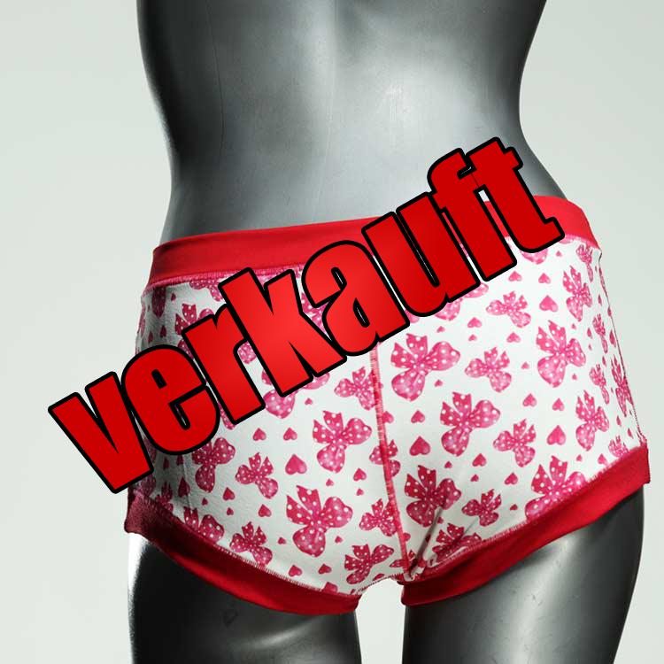 nachhaltige gemusterte sexy günstige Hotpant aus Baumwolle, Unterwäsche für Damen