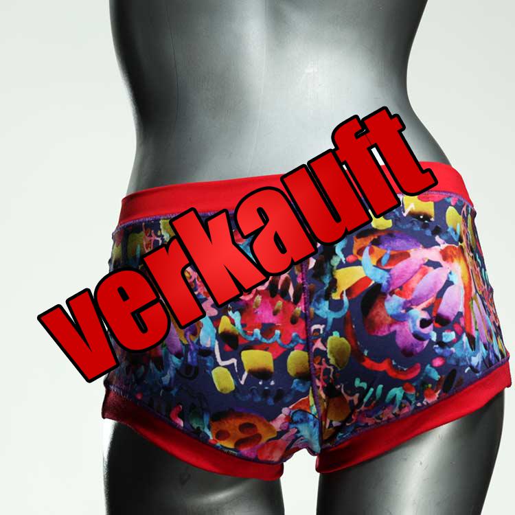 bunte gemusterte attraktive schöne Hotpant aus Baumwolle, Unterwäsche für Damen