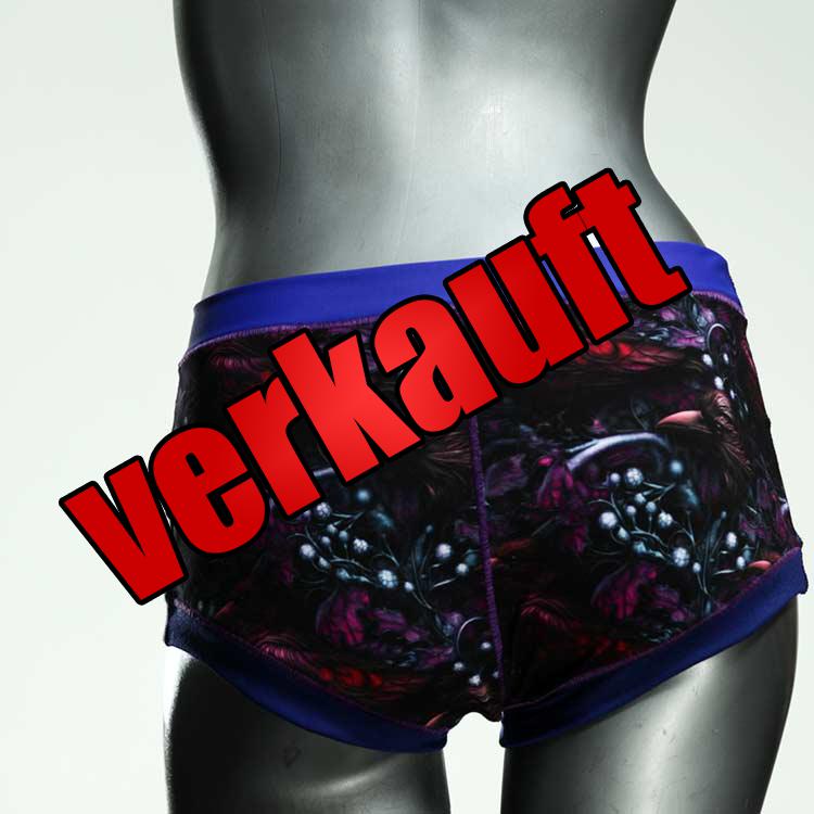 schöne farbige gemusterte günstige Hotpant aus Baumwolle, Unterwäsche für Damen