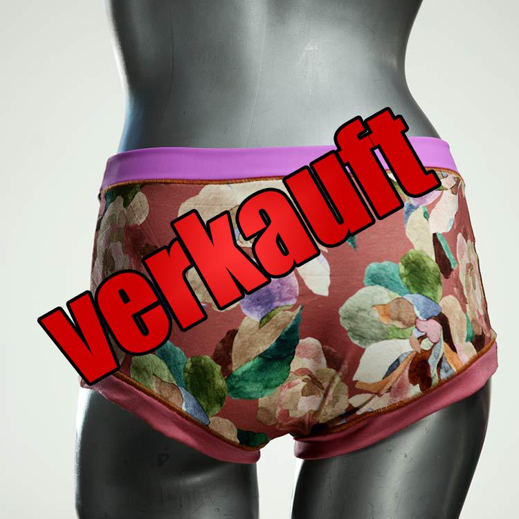 farbige gemusterte bunte handgemachte Hotpant aus Baumwolle, Unterwäsche für Damen
