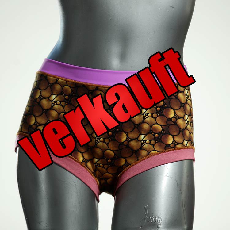 farbige gemusterte bunte handgemachte Hotpant aus Baumwolle, Unterwäsche für Damen