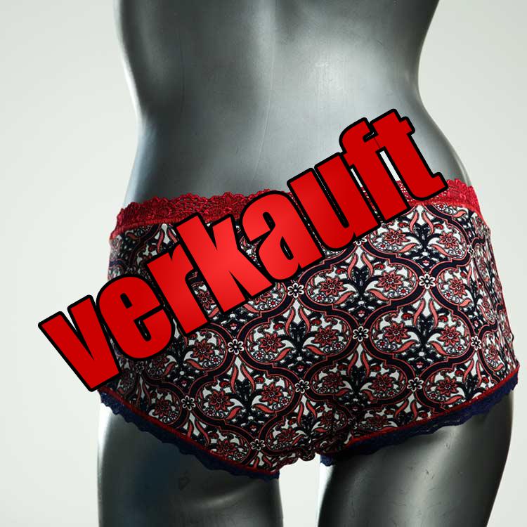 gemusterte ökologische attraktive bequeme Hotpant aus Baumwolle, Unterwäsche für Damen