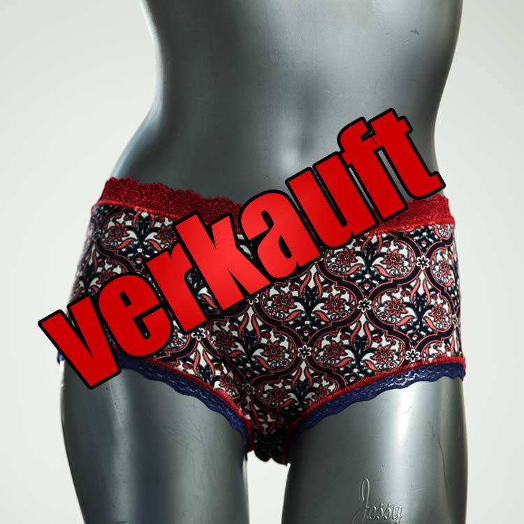 gemusterte ökologische attraktive bequeme Hotpant aus Baumwolle, Unterwäsche für Damen