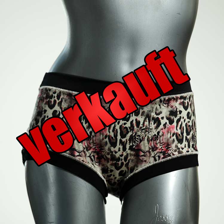 farbige bunte ökologische gemusterte Hotpant aus Baumwolle, Unterwäsche für Damen