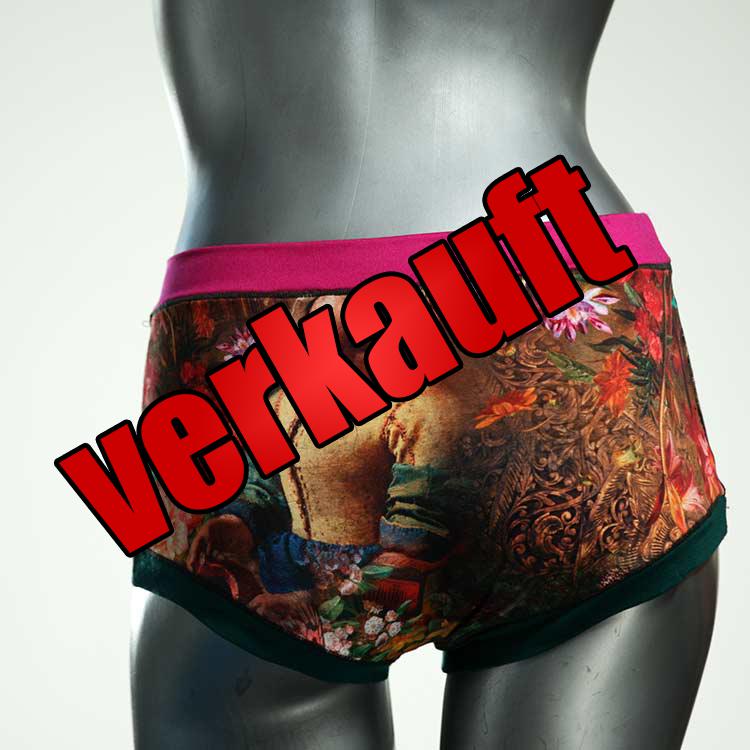 gemusterte sexy attraktive ökologische Hotpant aus Baumwolle, Unterwäsche für Damen