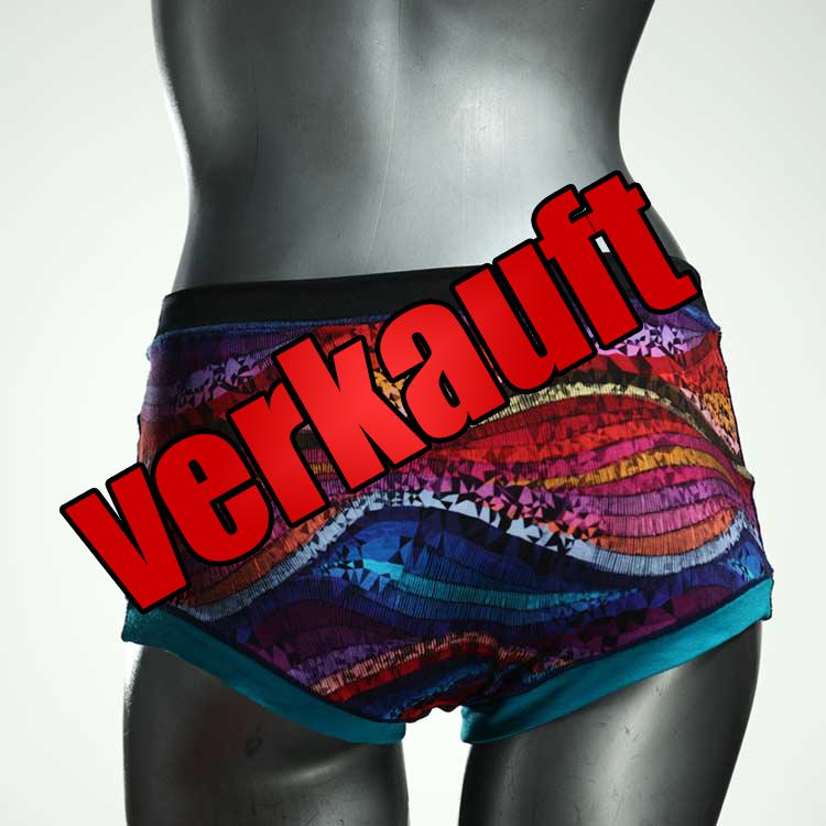 schöne farbige günstige bunte Hotpant aus Baumwolle, Unterwäsche für Damen
