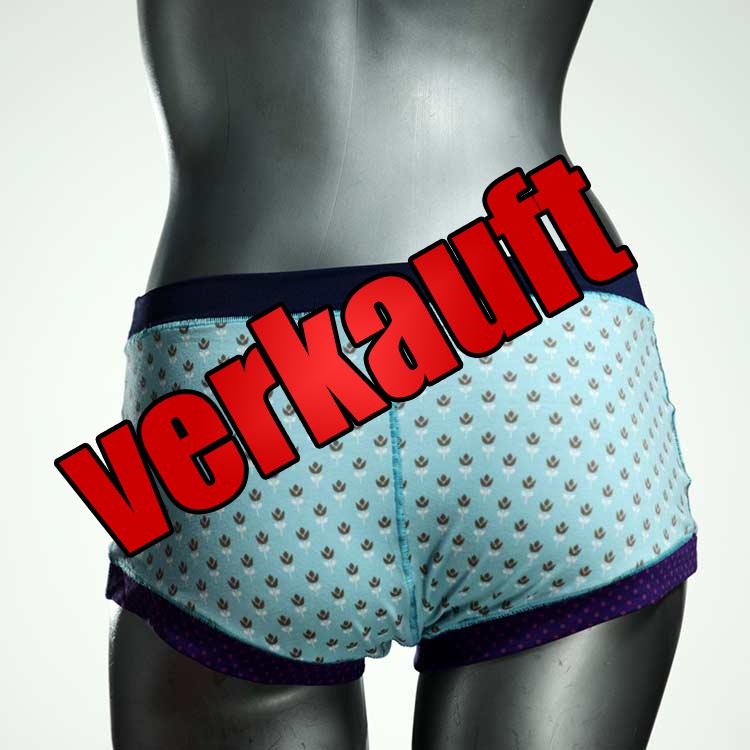 preiswerte ökologische bunte attraktive Hotpant aus Baumwolle, Unterwäsche für Damen
