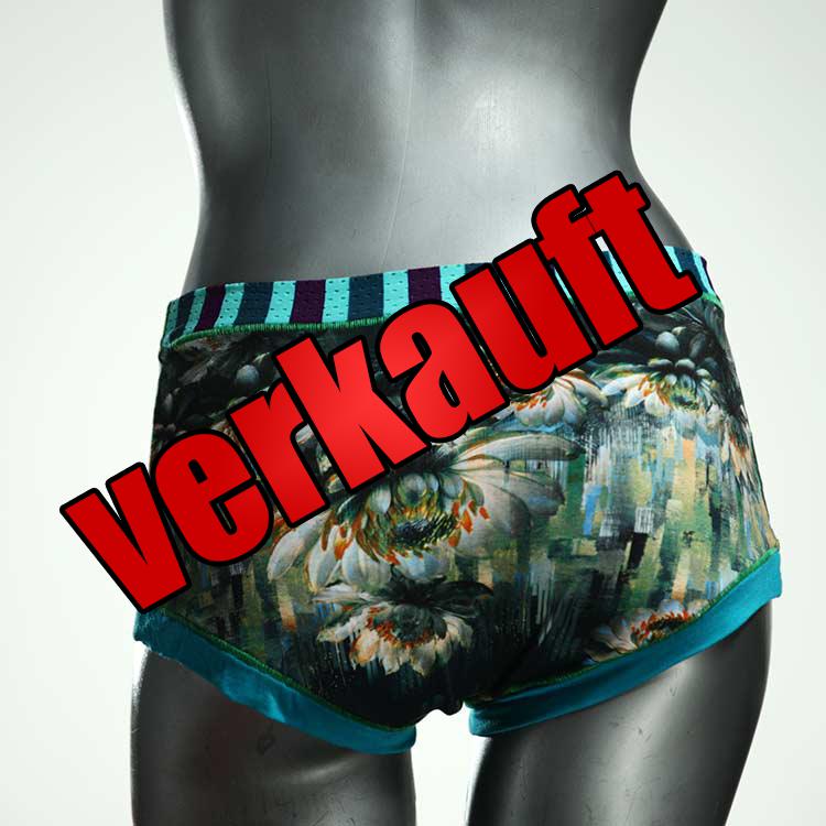 farbige bunte sexy handgemachte Hotpant aus Baumwolle, Unterwäsche für Damen