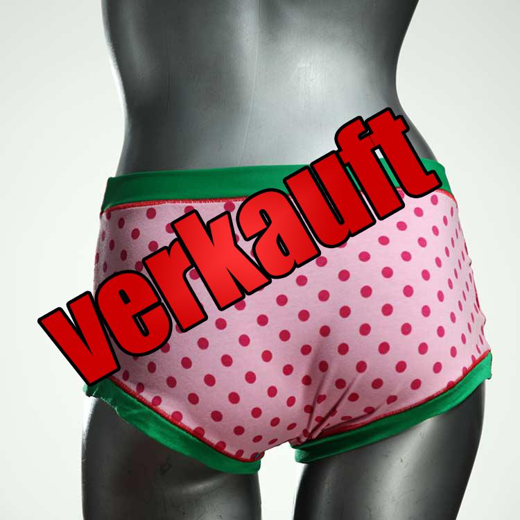 farbige sexy bunte ökologische Hotpant aus Baumwolle, Unterwäsche für Damen