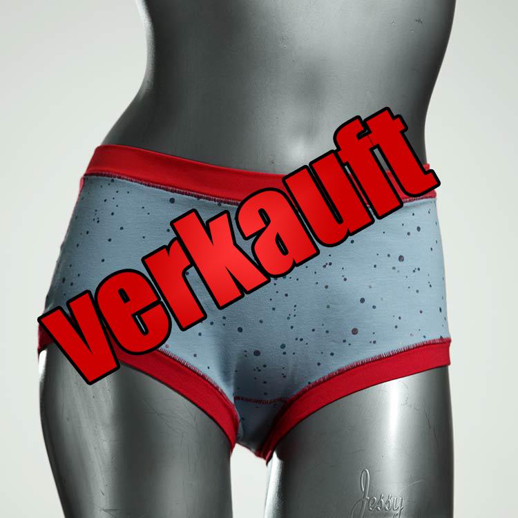 schöne ökologische bunte gemusterte Hotpant aus Baumwolle, Unterwäsche für Damen