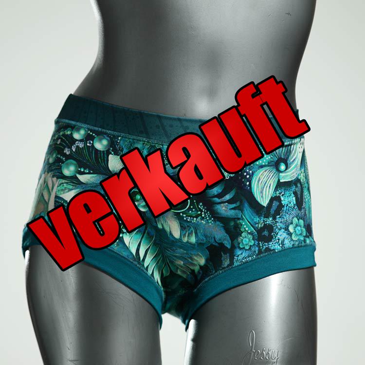 ökologische bunte gemusterte günstige Hotpant aus Baumwolle, Unterwäsche für Damen