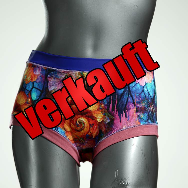 preiswerte gemusterte farbige ökologische Hotpant aus Baumwolle, Unterwäsche für Damen