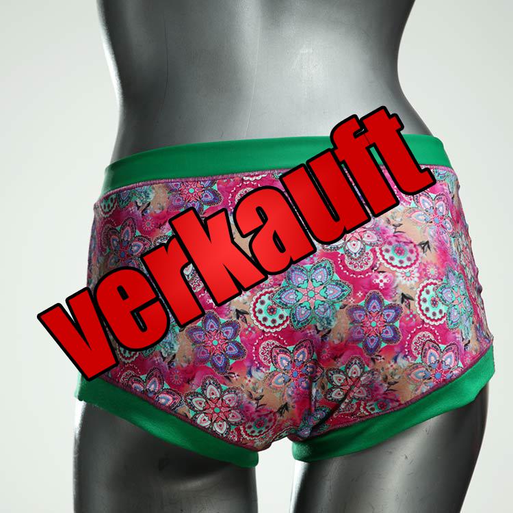 attraktive sexy ökologische gemusterte Hotpant aus Baumwolle, Unterwäsche für Damen