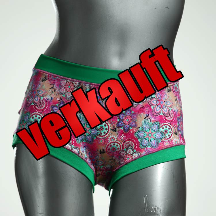 attraktive sexy ökologische gemusterte Hotpant aus Baumwolle, Unterwäsche für Damen
