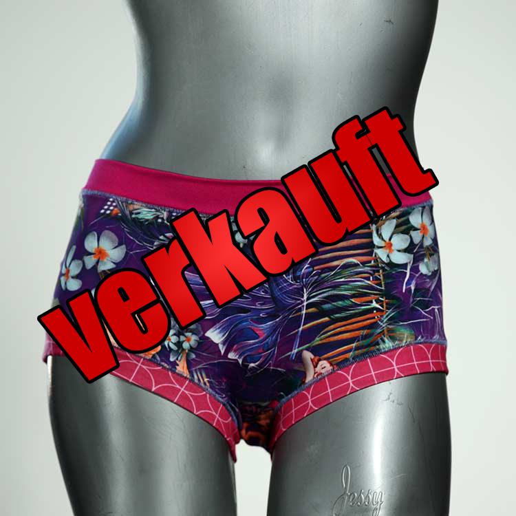 bunte gemusterte nachhaltige bequeme Hotpant aus Baumwolle, Unterwäsche für Damen