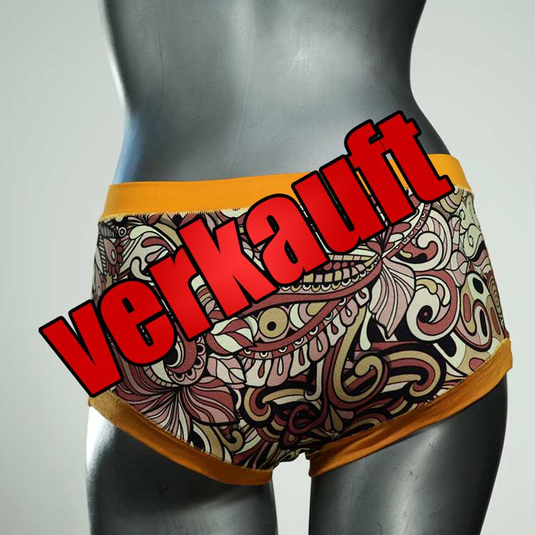 preiswerte bunte gemusterte bequeme Hotpant aus Baumwolle, Unterwäsche für Damen