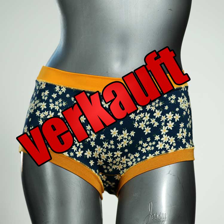 preiswerte bunte gemusterte bequeme Hotpant aus Baumwolle, Unterwäsche für Damen