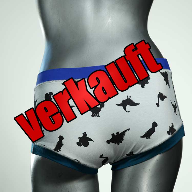 farbige ökologische bunte attraktive Hotpant aus Baumwolle, Unterwäsche für Damen