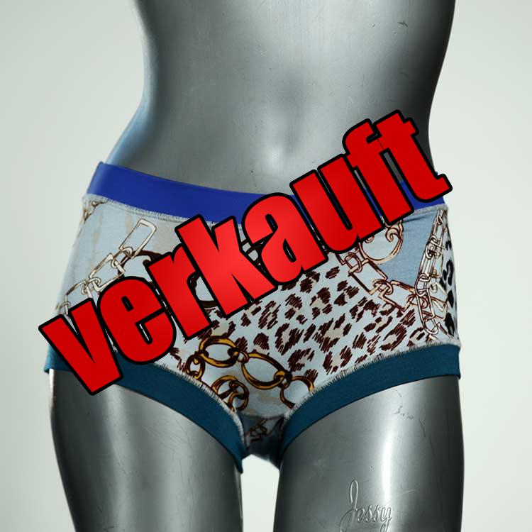 farbige ökologische bunte attraktive Hotpant aus Baumwolle, Unterwäsche für Damen