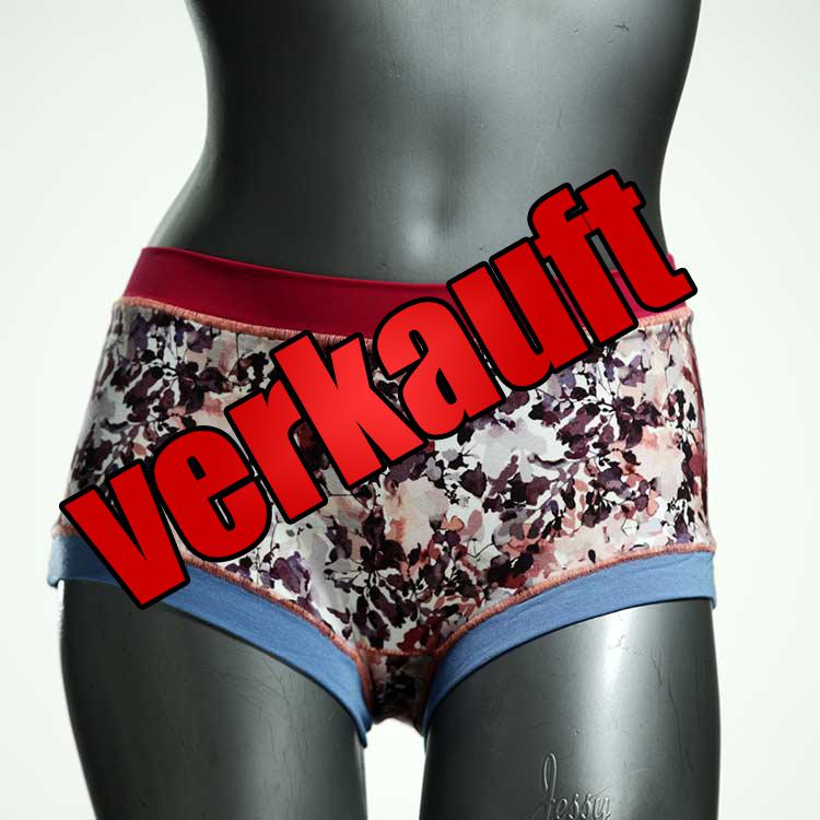 sexy gemusterte günstige farbige Hotpant aus Baumwolle, Unterwäsche für Damen