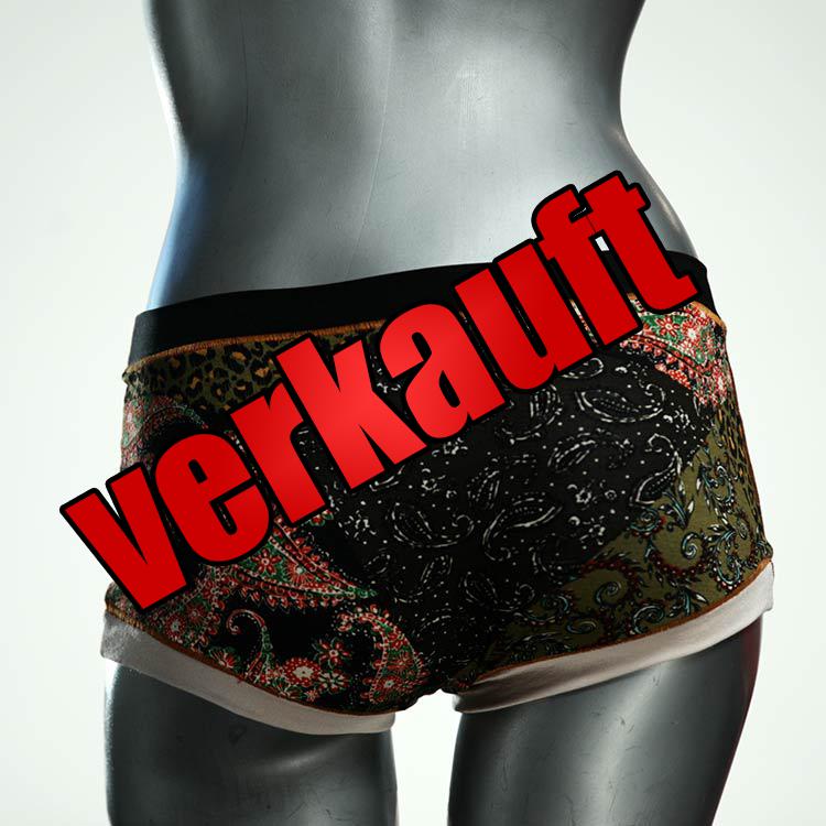 nachhaltige süße farbige handgemachte Hotpant aus Baumwolle, Unterwäsche für Damen