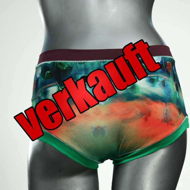 gemusterte ökologische sexy bunte Hotpant aus Baumwolle, Unterwäsche für Damen