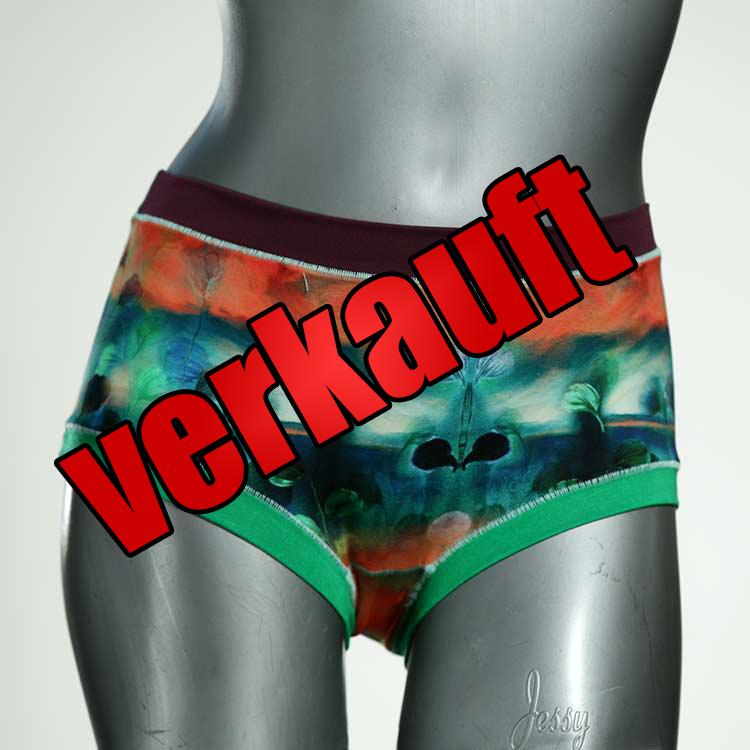 gemusterte ökologische sexy bunte Hotpant aus Baumwolle, Unterwäsche für Damen