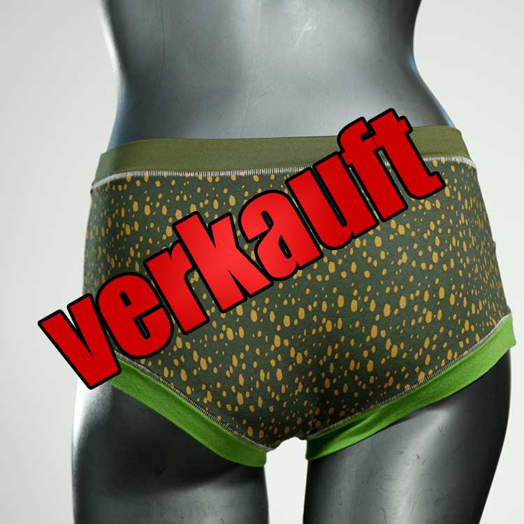 handgemachte günstige bunte nachhaltige Hotpant aus Baumwolle, Unterwäsche für Damen