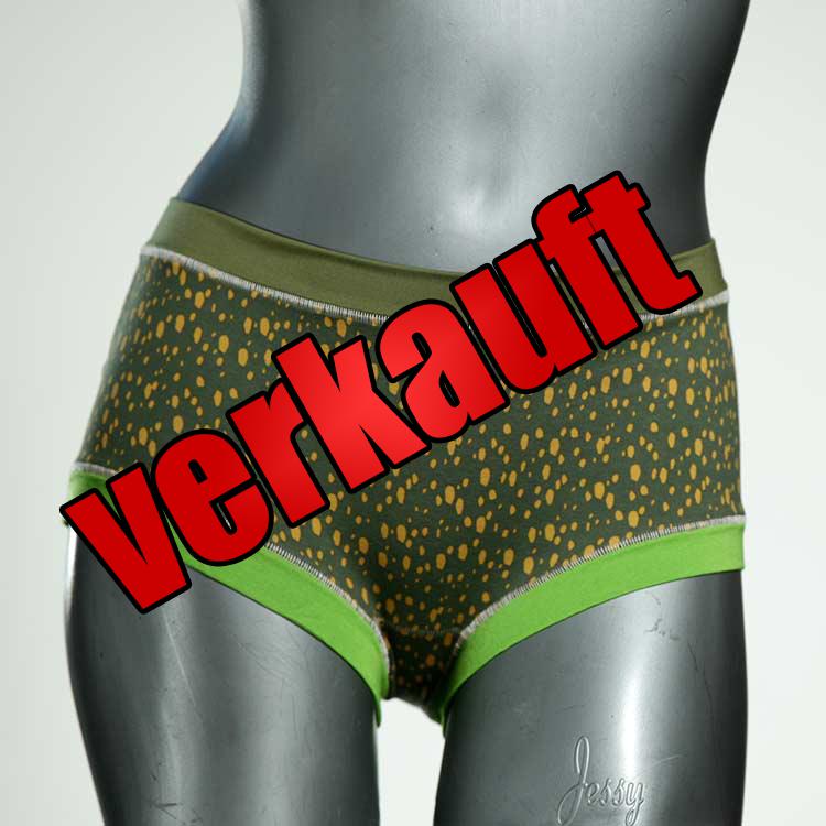 handgemachte günstige bunte nachhaltige Hotpant aus Baumwolle, Unterwäsche für Damen