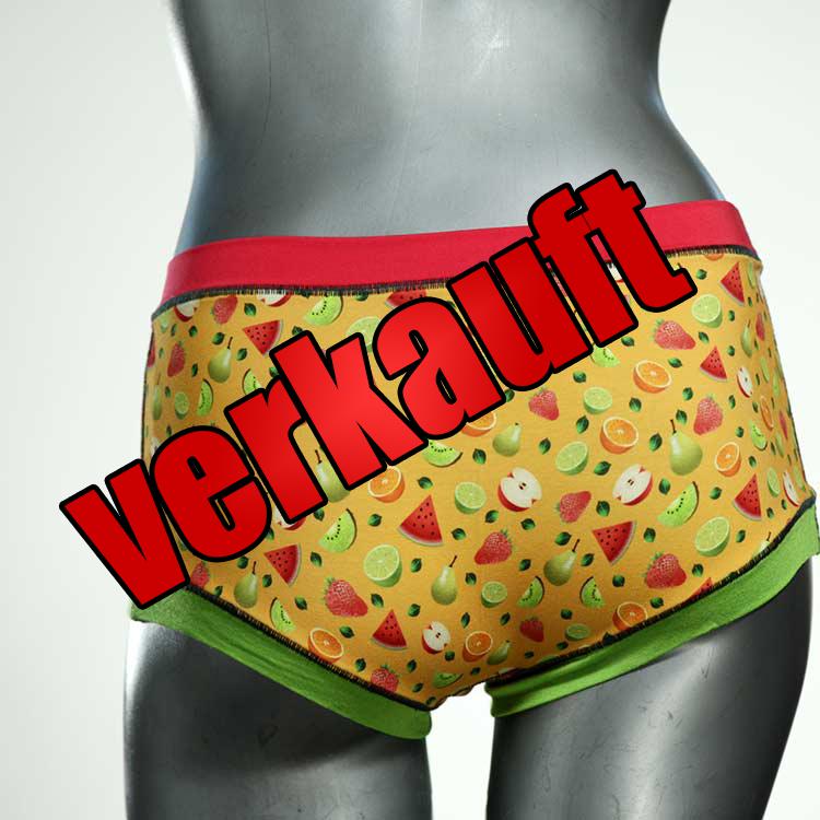 gemusterte nachhaltige bunte sexy Hotpant aus Baumwolle, Unterwäsche für Damen