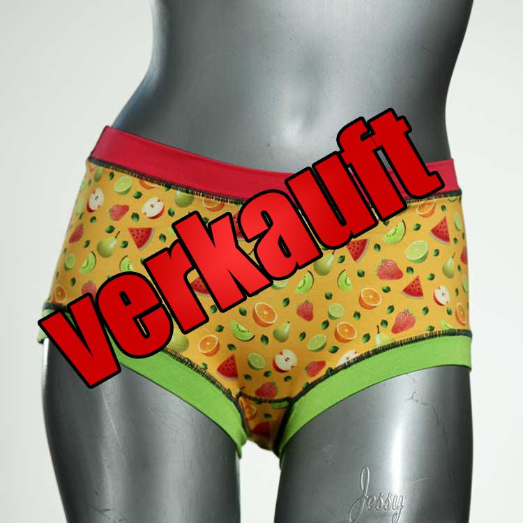 gemusterte nachhaltige bunte sexy Hotpant aus Baumwolle, Unterwäsche für Damen