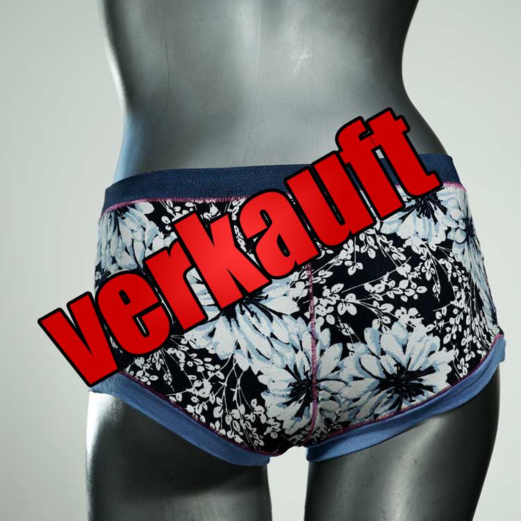 nachhaltige attraktive ökologische handgemachte Hotpant aus Baumwolle, Unterwäsche für Damen