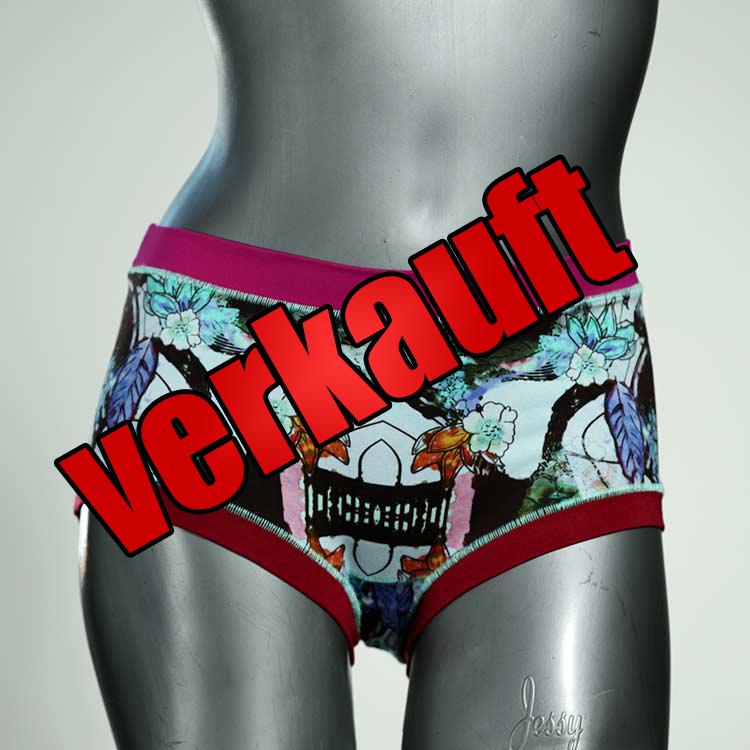 bunte bequeme ökologische attraktive Hotpant aus Baumwolle, Unterwäsche für Damen
