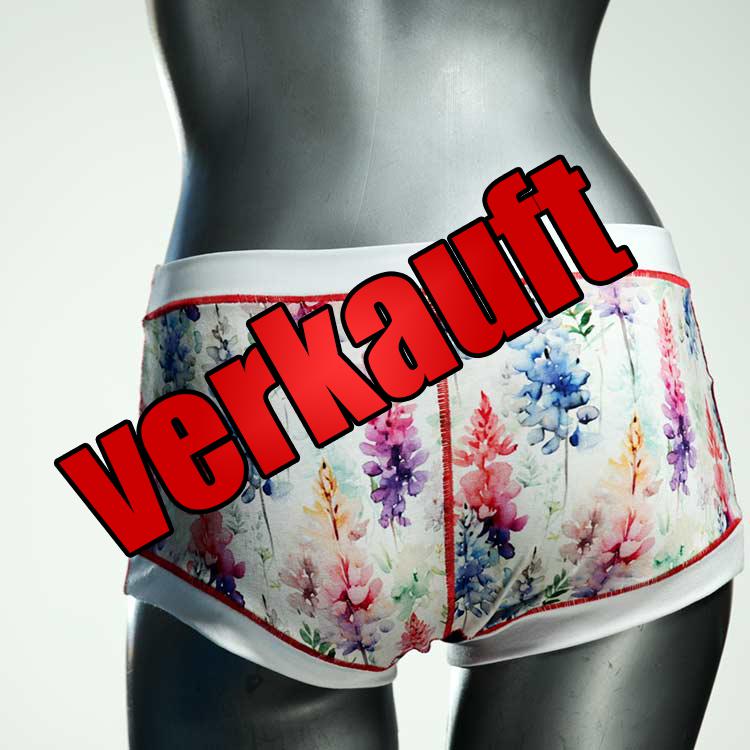 bequeme nachhaltige gemusterte bunte Hotpant aus Baumwolle, Unterwäsche für Damen