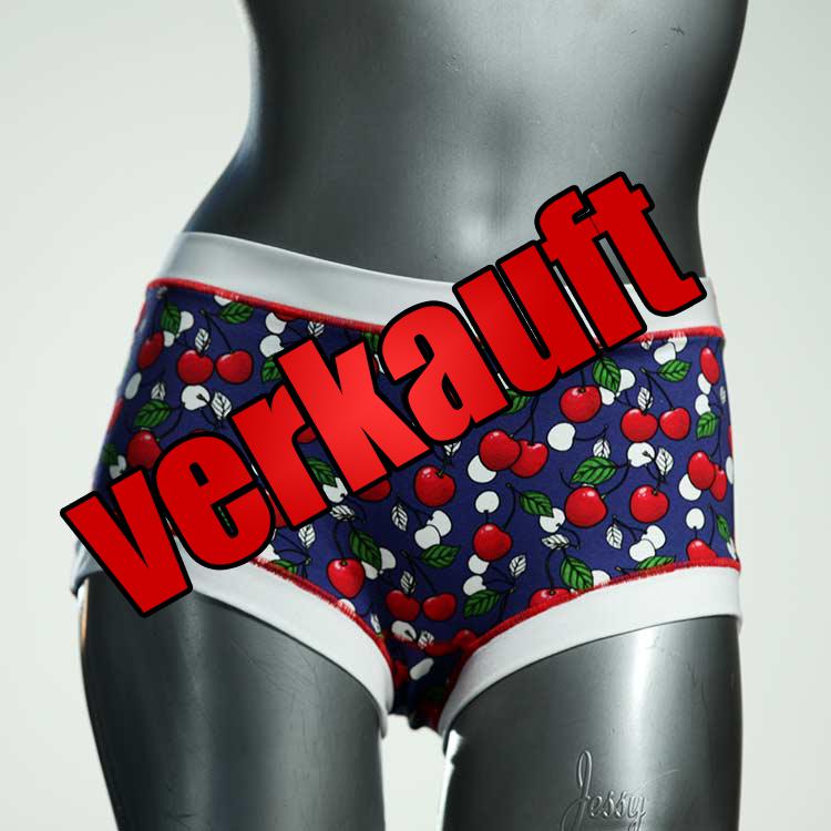 bequeme nachhaltige gemusterte bunte Hotpant aus Baumwolle, Unterwäsche für Damen
