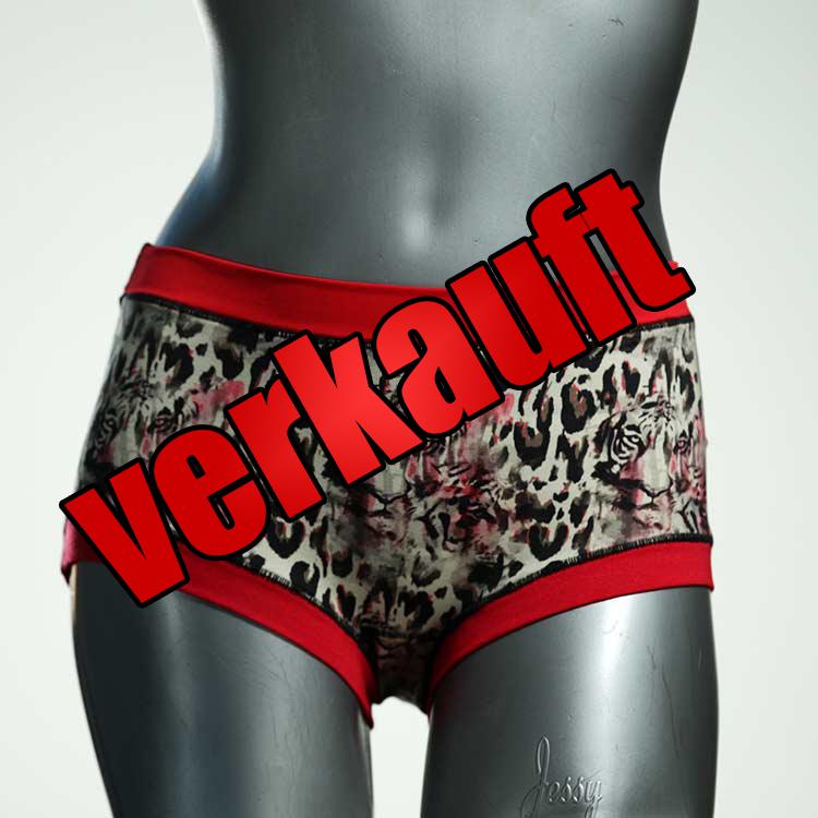 bunte ökologische sexy attraktive Hotpant aus Baumwolle, Unterwäsche für Damen