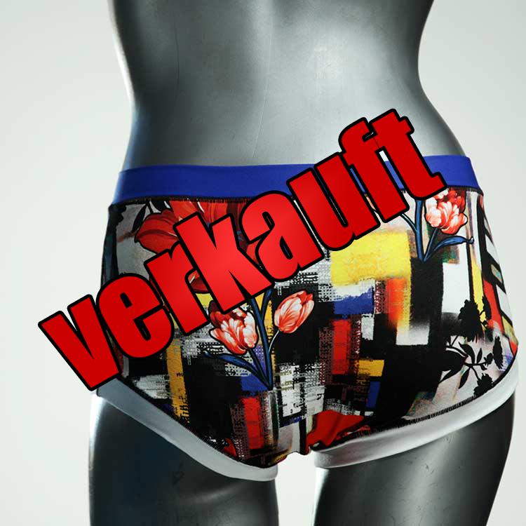 gemusterte ökologische handgemachte attraktive Hotpant aus Baumwolle, Unterwäsche für Damen