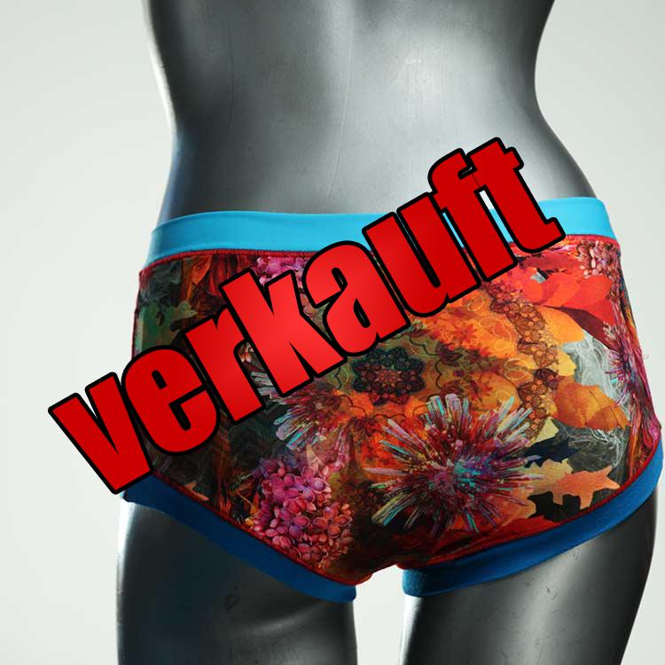 farbige bequeme bunte günstige Hotpant aus Baumwolle, Unterwäsche für Damen