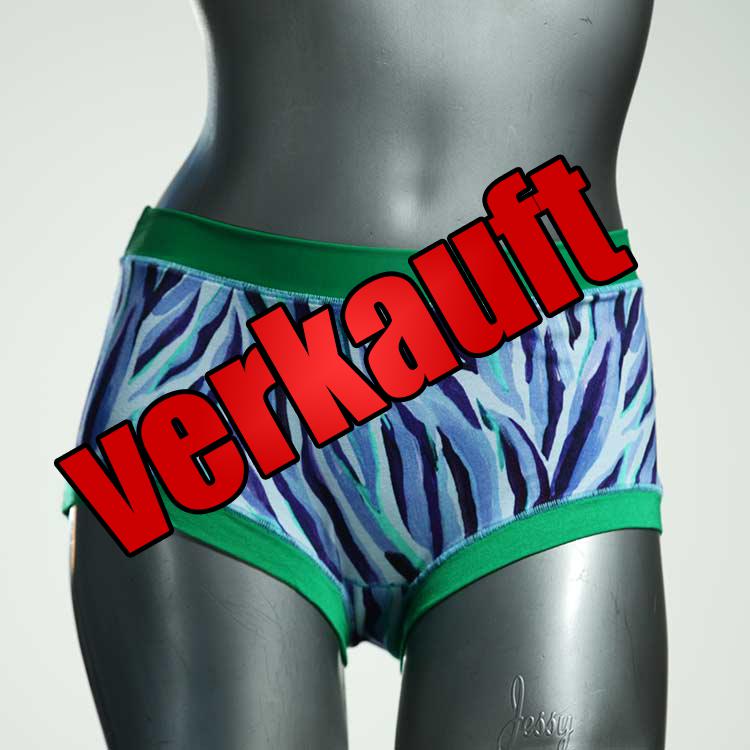 farbige ökologische bunte süße Hotpant aus Baumwolle, Unterwäsche für Damen