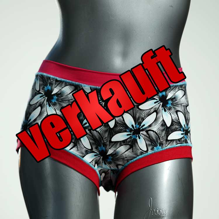 sexy handgemachte ökologische gemusterte Hotpant aus Baumwolle, Unterwäsche für Damen