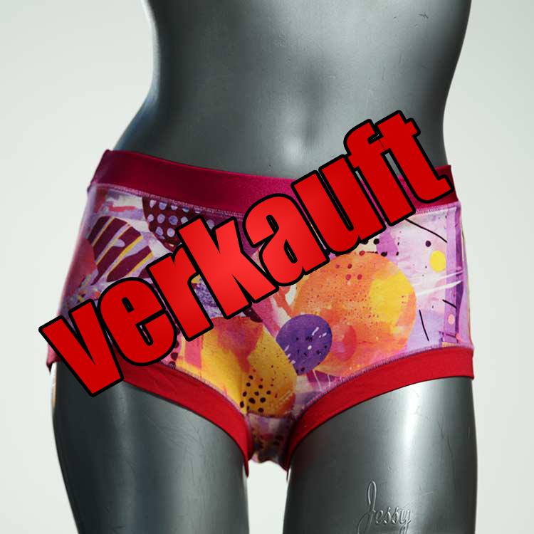 bunte nachhaltige farbige attraktive Hotpant aus Baumwolle, Unterwäsche für Damen