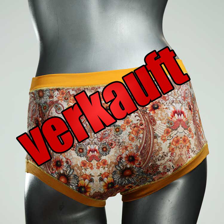 nachhaltige bunte ökologische süße Hotpant aus Baumwolle, Unterwäsche für Damen