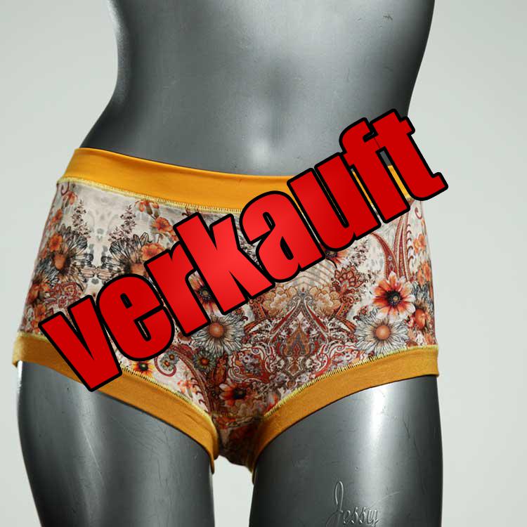 nachhaltige bunte ökologische süße Hotpant aus Baumwolle, Unterwäsche für Damen