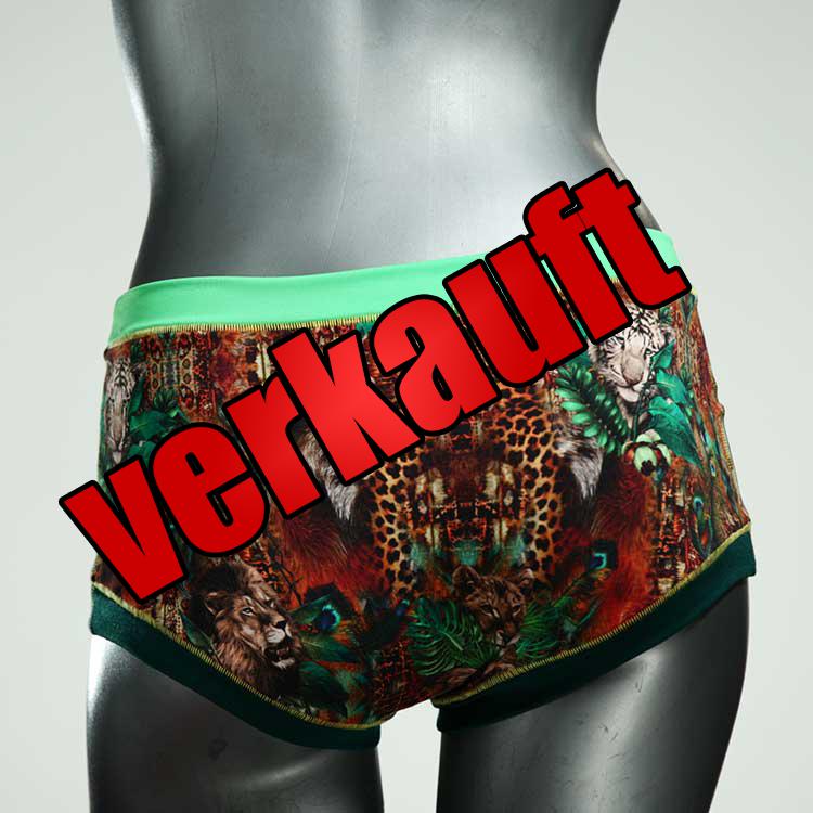 gemusterte bunte attraktive nachhaltige Hotpant aus Baumwolle, Unterwäsche für Damen