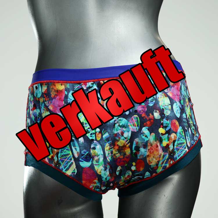bunte gemusterte sexy nachhaltige Hotpant aus Baumwolle, Unterwäsche für Damen