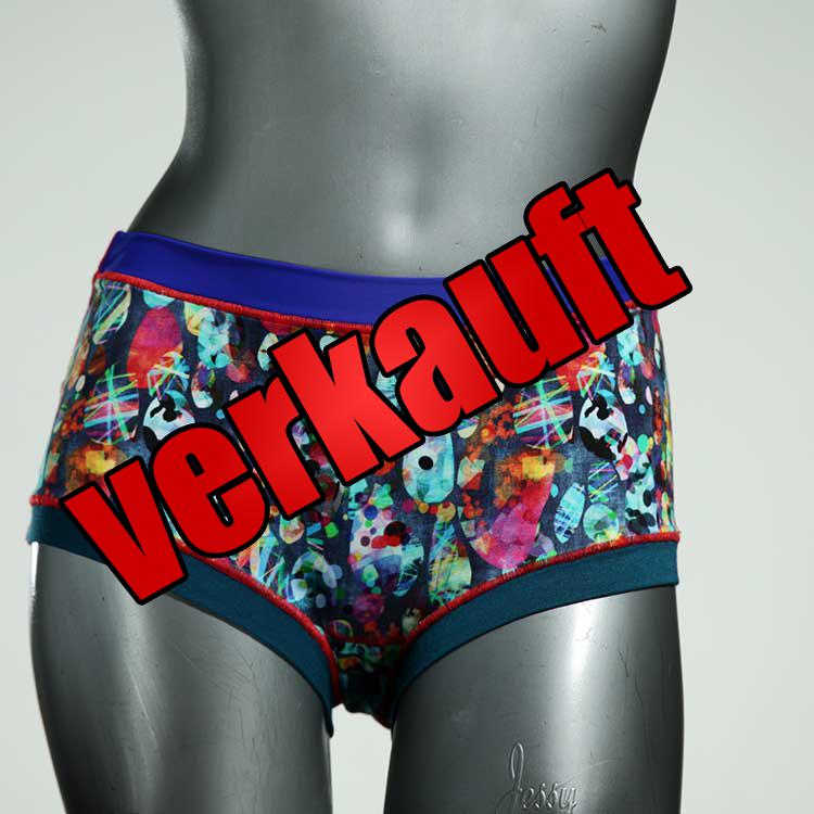bunte gemusterte sexy nachhaltige Hotpant aus Baumwolle, Unterwäsche für Damen