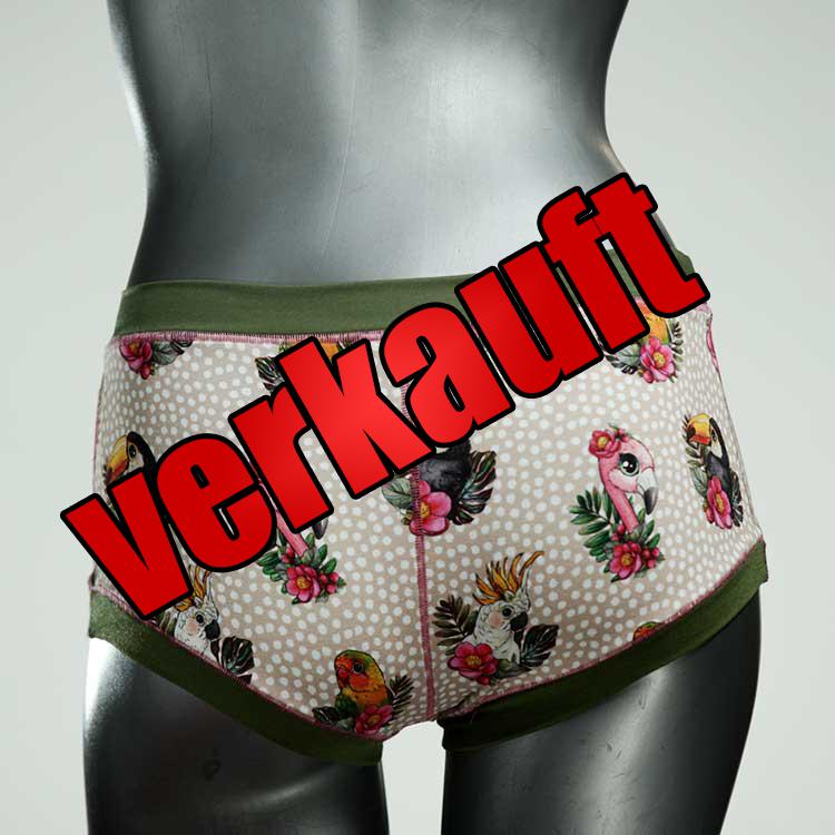 farbige gemusterte süße ökologische Hotpant aus Baumwolle, Unterwäsche für Damen