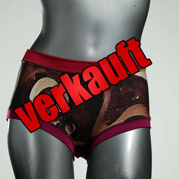 handgemachte bunte süße nachhaltige Hotpant aus Baumwolle, Unterwäsche für Damen