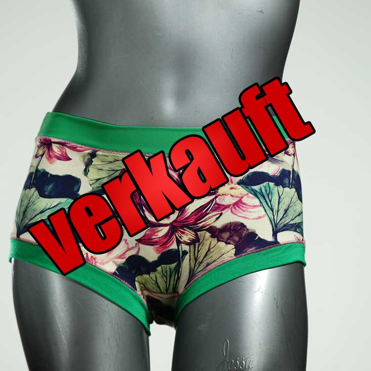 süße handgemachte bequeme nachhaltige Hotpant aus Baumwolle, Unterwäsche für Damen