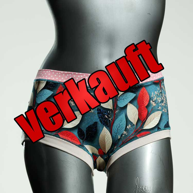 farbige attraktive ökologische bequeme Hotpant aus Baumwolle, Unterwäsche für Damen